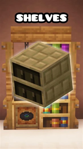 Build some Bookshelves in your Minecraft World!!! #minecraft #shorts #fyp