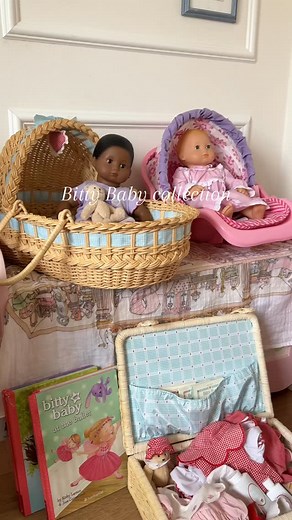 This is our Bitty Baby collection. I’ve added more pieces since I filmed this and will be doing an updated video soon🥹🎀🩰 #babydoll #girlmom #toycollection #americangirl #babygirl | Claudia - The Dainty Life