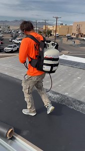 Let me know if your want this back pack for cav-grip? #roof #roofing#roofer #tpo #construction | KGBuild