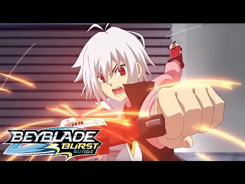 Shu kurenai & Lain valhalla's Training Beyblade Burst Surge Episode 8 English Dub