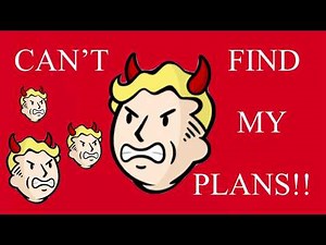 CAN'T FIND MY PLANS! Fallout 76 guide walkthrough fix livestream glitch, bug, error? FO76