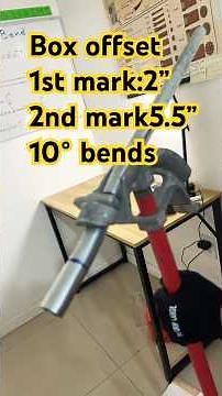 Perfect Box Offset Every Time | EMT Conduit Bending Tip # apprentice electricians #conduit benders .
