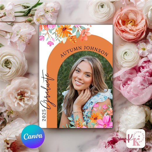 Graduation Invitation Template | Class of 2026 Grad Party Invite (canva) - Etsy