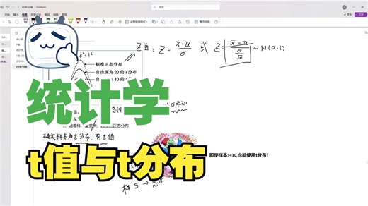 统计学：t分布与t值
