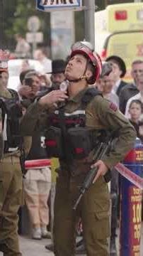 Iran Missile Hits Central Israel, Injuring Two #shorts