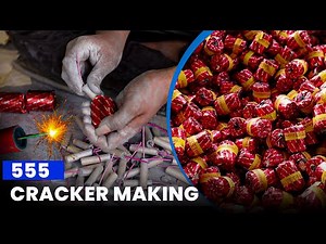 555 Firecracker Making Process | 555 Firecracker Factory | Firecracker Manufacturing