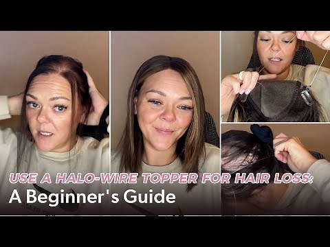 How to Use a Halo-Wire Topper for Hair Loss: A Beginner's Guide | UniWigs Breeze