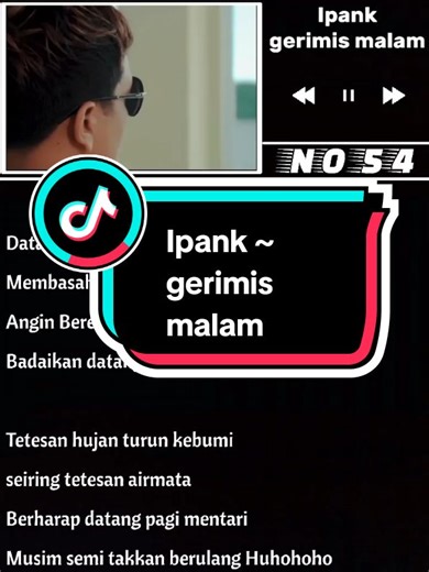 Lagu Ipank: Gerimis Malam yang Menyentuh Hati