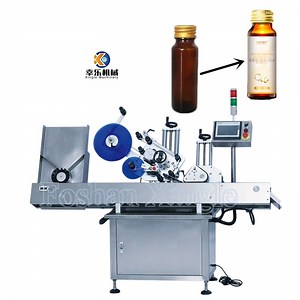 [Hot Item] Pharmaceutical Small Bottle Label Applicator Tube Labeller Automatic Adhesive Sticker Side Labeling Machine for Ampoule and Oral Liquid Bottle Labeling