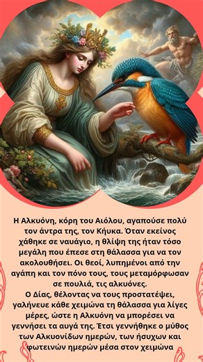 Ο μύθος της Αλκυόνης, Αλκυονίδες μέρες