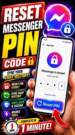 Reset Messenger PIN Code & Sync Your Chat History