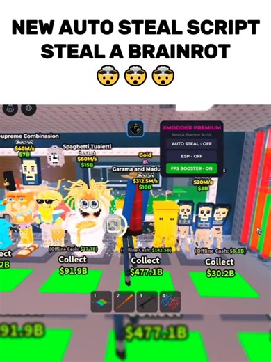 New Auto Steal Script #stealabrainrot #stealabrainrotroblox #roblox #robloxfyp #robloxedit #robloxfypシ #robloxshorts #fypシ゚ | Mauro Bns