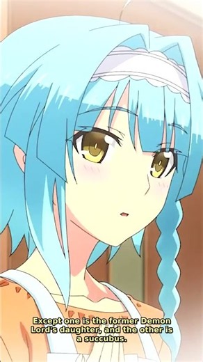 Your dad remarries and your two new sisters are a Demon Lord's daughter and a succubus?! #shorts