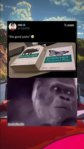 📚 "JavaScript: The Good Parts" a Book so Thin, it’s Basically a Pamphlet.😂😂 #funny #memes #coding