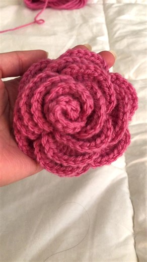 Crochet Rose Tutorial for Valentine's Day