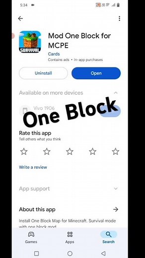 How to download One block in Minecraft 1.21 || easy to download | #shorts #oneblock #trending