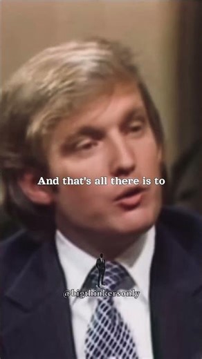 Young Donald Trump in the 1970s