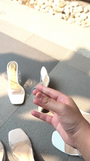 38K views · 98 reactions | You'll clearly be on-trend in these high heels featuring a clear adjustable ankle strap with an open-toe design. 懶 | Sofab | Facebook
