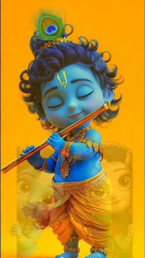 Lil Krishna’s Cute Video | Adorable God Cartoon Animation 😍✨
