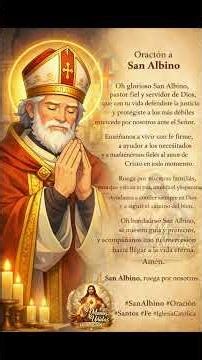 Oración a San Albino