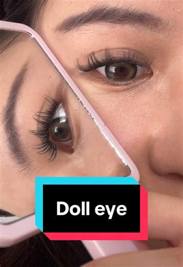 Doll eye look #dormieyelashes #nogluelashes #lashtutorial #tiktok #eyelasheschallenge