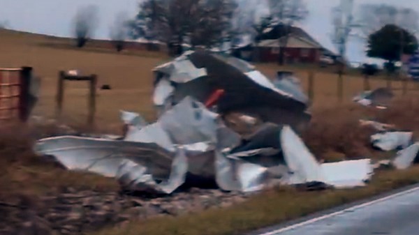 Storm and tornado damage in Kentucky