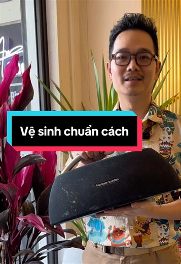 Vệ sinh loa goplay 2 chuẩn cách #harmankardon #goplay2 #tântrang #vệsinh