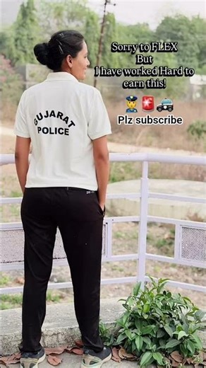 Hard work today, uniform tomorrow 💪👮‍♀️ | Dream of joining Gujarat Police 🚨