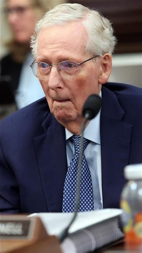 Video Shows Mitch McConnell Being Helped To Vote After Senate Return