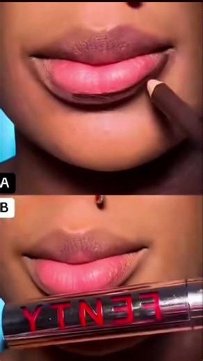 Lips challenge A or B #lipstick #challenge #makeupchallenge #lipsticklover#lipsticktutorial #foryou