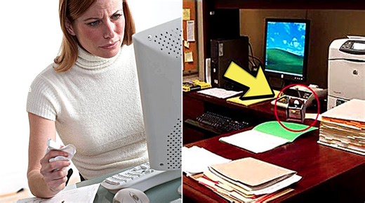 Woman discovers hidden camera under desk and uncovers her stalker