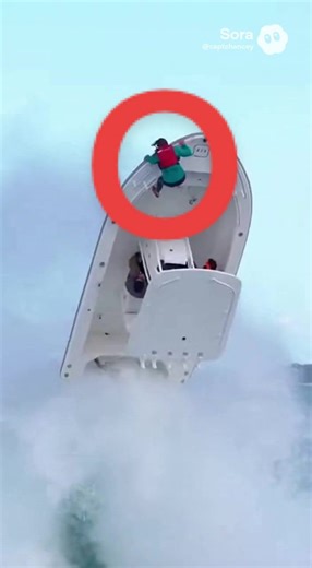 Some people think this is Haulover Inlets actual footage 😂 #boating #rough #inlet #miami #haulover