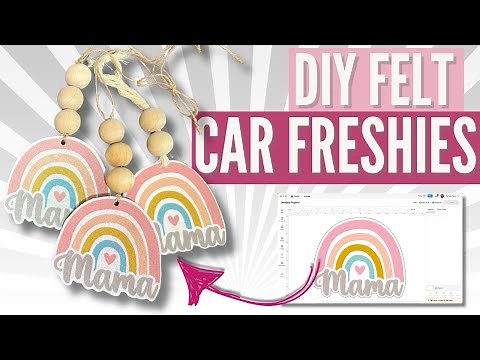 Diy Sublimation Felt Air Freshener: Make Your Own Felt Car Freshies With Cricut!