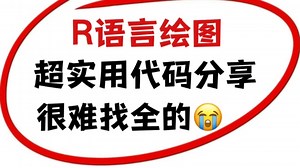 科研人必看！100个R包🉑缓解可视化焦虑，给大家整理了100种R语言绘图模版及代码，全部分享，允许白嫖～
