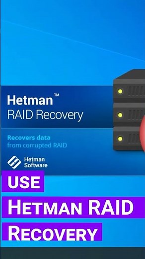 How to recover data from a hardware RAID 5 built with the help of Windows Storage Spaces #shorts