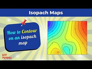 HOW TO CONTOUR YOUR ISOPACH MAP | Step-by-Step Guide