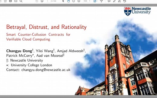 组会区块链论文分享：2017-CCS-Betrayal, Distrust, and Rationality Smart Counter