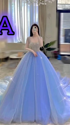 choose your name first letter and get a pretty dress #wedding #dress #video