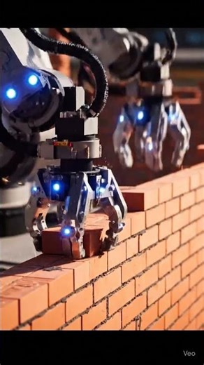 This Robot Builds Walls in Minutes! 🔥 | Future Construction Technology #shorts