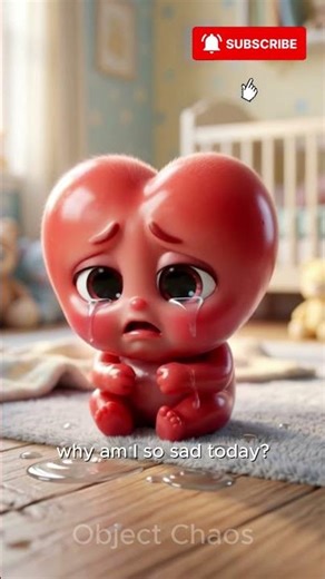 Crying Heart Baby Needs a Hug ❤️😭 | Cute Emotional Animation
