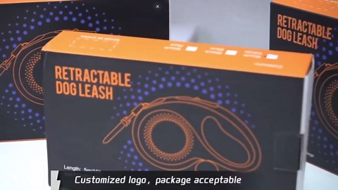 360° Tangle-Free Retractable Dog Leash with Chew Proof Extender | 26ft Upgraded Heavy Duty Retractable Dog Leash with Poop Bag Holder | One-Handed Brake, Pause, Lock (Extra Large, White)