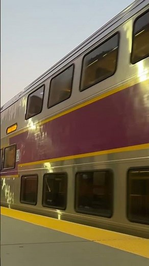 MBTA commuter rail 1821 depart Chelsea heading to North Station