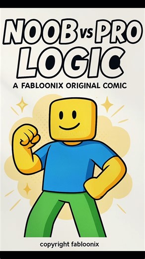 Noob Vs Pro Logic | #roblox #comics #shorts