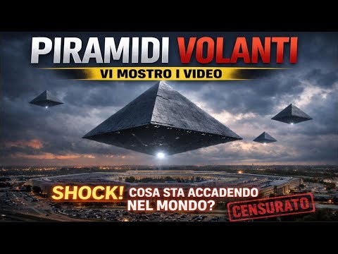 ⚠️❌🚨PIRAMIDI VOLANTI: PERCHÉ NESSUNO NE PARLA? #mistero #2026 #alien