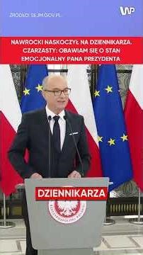 Czarzasty about Nawrocki: I am concerned about the President's emotional state # #politics #nawro...