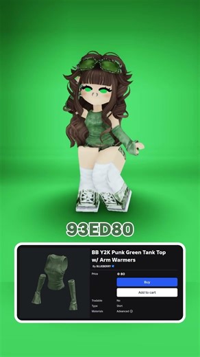 Green #outfits on #roblox | Blueberry UGC 💙