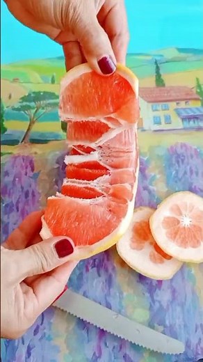 how to peel grapefruit : easiest way #how #howto #shorts