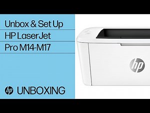 HP LaserJet Pro M14-M17 Printer series Setup | HP® Support