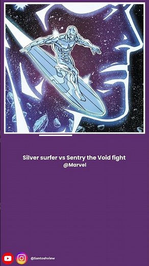 Silver surfer vs sentry fight .....#sentry
