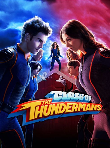 L'histoire se concentre sur la plus jeune de la famille, Chloe Thunderman, qui développe soudainement un nouveau super-pouvoir destructeur et incontrôlable. Face au danger, la Ligue des Héros exige qu'elle soit envoyée dans un internat d'élite pour super-héros afin d'apprendre à maîtriser ses capacités. Cette décision provoque une véritable rupture et divise la famille Thunderman en deux camps… @Nickelodeon @Paramount  @Kira Kosarin @Jack Griffo ⚡️ @ADDISON @Maya @Ariel Winter #clashofthethunder
